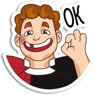 🏉 OK ok, vale, aprobación, acuerdo, positivo telegram sticker