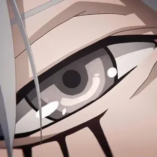 👁 アニメ, 目, アップ, マンガ, 顔, キャラクター telegram sticker