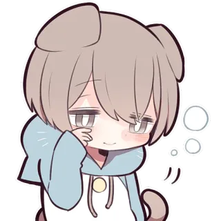 😢 アニメ, かわいい, マンガ, キャラクター, 男の子, カワイイ telegram sticker