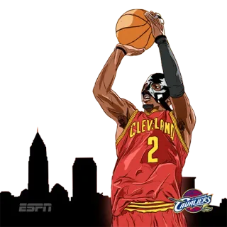 🏀 Pallacanestro, Giocatore, Sport, Cavaliers, Cleveland telegram sticker