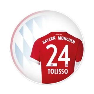 ❤ BAYERN MUNCHEN 24 TOLISSO soccer, football, Bayern Munchen, Tolisso, sports telegram sticker