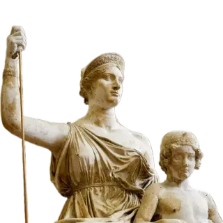 🤰 statue, ancient, goddess, mythology, marble, art, sculpture telegram sticker
