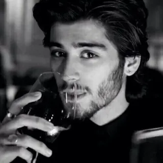 ✖️ Zayn Malik 泽恩·马利克, 歌手, 名人, 肖像 telegram sticker