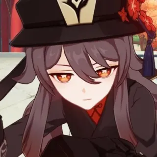 🌚 Hu Tao Genshin Impact hu tao, genshin impact, anime, jeu vidéo, mignon, personnage telegram sticker