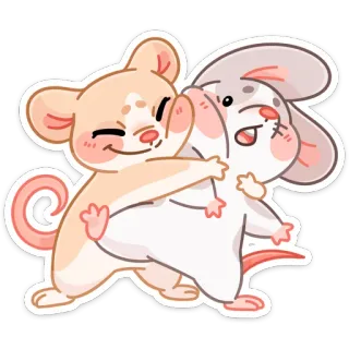 Обнимышки :: @stickroom telegram stickers