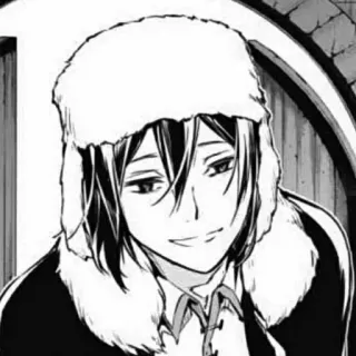 🥚 Fyodor Dostoevsky Bungou Stray Dogs Anime, Mangá, Fiódor, Dostoiévski, Bungou Stray Dogs telegram sticker