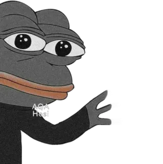 😐 AQA
Hosi kikker, pepe, meme, internet meme, cartoon, personage telegram sticker