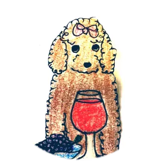 Drinking dogs telegram stickers