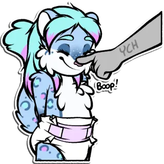 👆 Boop! YCH telegram sticker