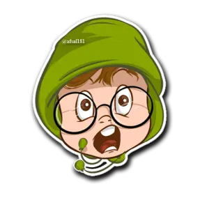 😱 @afall81 adesivo, desenho animado, personagem, afall81 telegram sticker