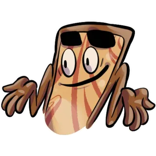 🤷‍♂️ Hoạt hình, Nhún vai, Kính râm, Nhân vật, Hài hước, Nhãn dán telegram sticker