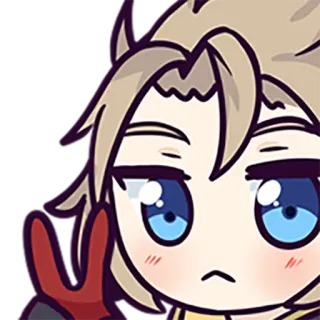 ✌️ Albedo Genshin Impact อนิเมะ, จิบิ, เก็นชิน อิมแพ็ค, อัลเบโด้, ตัวละคร, วิดีโอเกม telegram sticker