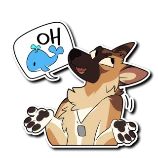 Seven telegram stickers