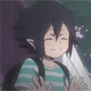 😮 Tamaki Amajiki My Hero Academia 아마지키 타마키, 나의 히어로 아카데미아, 애니메이션, 캐릭터, 학생, 히어로 telegram sticker