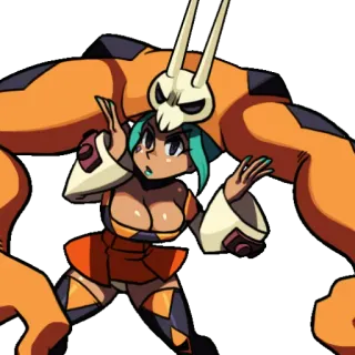 🏆 Skullgirls skullgirls, 비디오 게임, 캐릭터, 애니메이션, 격투 게임 telegram sticker