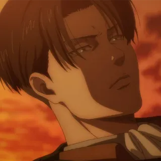 ⚔️ Levi Ackerman Attack on Titan Anime, Personagem, Levi Ackerman, Attack on Titan, Mangá, Soldado telegram sticker