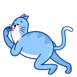 😘 cat, cute, heart, animal, sticker, cartoon telegram sticker