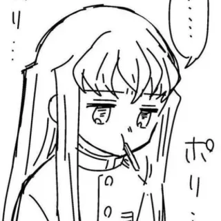 ☁️ ... Anime, Manga, Sketsa, Lucu, Karakter telegram sticker