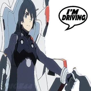 🚙 I'M DRIVING Аниме, Вождение, Персонаж, Манга telegram sticker