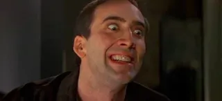 🥃 Nicolas Cage meme, actor, funny, celebrity, face telegram sticker
