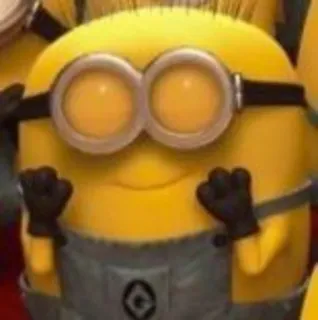 🥰 Minion Despicable Me minion, cartoon, character, movie, funny telegram sticker