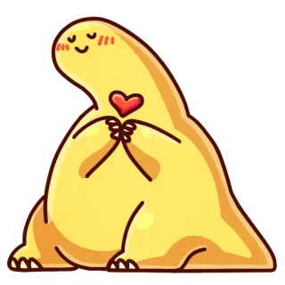 🥰 imut, kartun, hati, cinta, kawaii, stiker telegram sticker