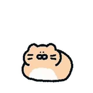 🥚 hámster, lindo, dibujos animados, animal, mascota telegram sticker