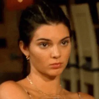✨ Kendall Jenner モデル, 人物, 有名人, 女性, ポートレート, 顔, ケンダル・ジェンナー telegram sticker