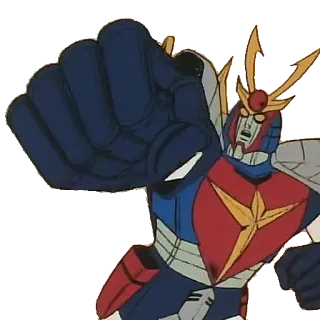 👊 robot, anime, nắm đấm, phim hoạt hình, chiến đấu, mecha, cổ điển, retro telegram sticker