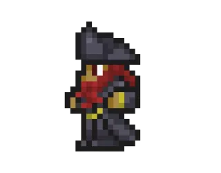🌎 Pixel art, Juego, Pirata, Personaje, Terraria telegram sticker