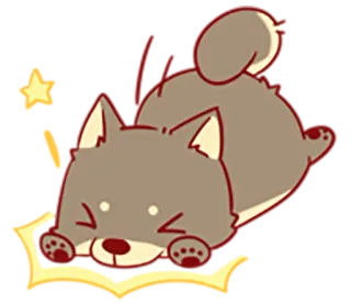 🐶 หมา, น่ารัก, ลูกหมา, การ์ตูน, สัตว์, สัตว์เลี้ยง telegram sticker