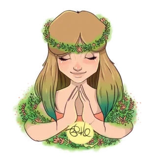 Boho telegram stickers