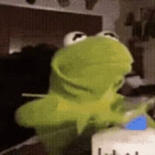 🐸 Kermit 科米, 布偶, 表情包, 搞笑, 木偶, 网络迷因 whatsapp sticker