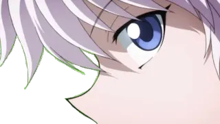 😒 Killua Zoldyck Hunter x Hunter Killua, Hunter x Hunter, anime, manga, character, fanart whatsapp sticker