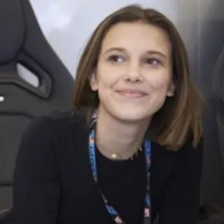 🥡 Millie Bobby Brown знаменитость, актриса, портрет, милли бобби браун telegram sticker