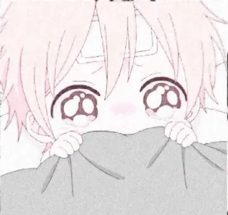 🩰 anime, crying, cute, sad, manga, cartoon telegram sticker
