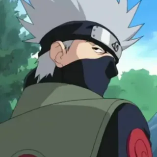⚡️ Kakashi Naruto anime, kakashi hatake, ninja, cartoon, manga telegram sticker