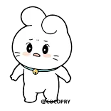 😱 Cartoon, Schattig, Dier, Personage, Kat, Kawaii telegram sticker