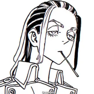 futji x sano manjiro :: @fStikBot telegram stickers