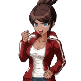 😡 Aoi Asahina Danganronpa Anime, Personaggio, Ragazza, Aoi Asahina, Danganronpa telegram sticker