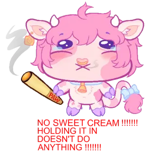 💨 NO SWEET CREAM IGS HOLDING IT IN DOESNT DO ANYTHING SSI telegram sticker