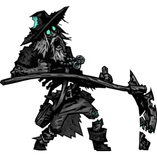 🙅 волшебник, фэнтези, коса, маг, темный, мрачный жнец telegram sticker