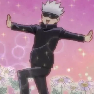 🔥 Satoru Gojo Jujutsu Kaisen anime, gojo, satoru gojo, jjk, jujutsu kaisen telegram sticker