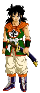 😊 Yamcha Dragon Ball 樂 anime, martial arts, fighter, sword telegram sticker