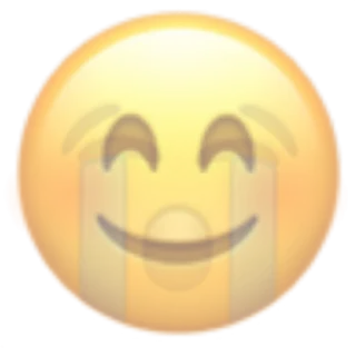 🥴 Emoji, Joyeux, Larmes, Rire, Joie telegram sticker