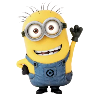 😊 Minion Despicable Me Minion, Ich - Einfach unverbesserlich, Cartoon, Lustig, Figur, Gelb telegram sticker