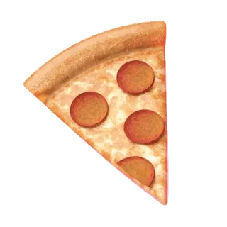 🌟 pizza, eten, pepperoni, stuk, italiaans eten, fastfood telegram sticker