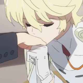 🥡 Code:001 DARLING in the FRANXX anime, darling in the franxx, code 001, zero two, anime boy telegram sticker