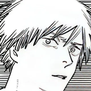 ⚙️ Denji Chainsaw Man Anime, Manga, Chainsaw Man, Denji, Personnage telegram sticker