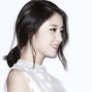 🌝 femme, portrait, profil, coréenne, actrice, mannequin, asiatique, sourire telegram sticker
